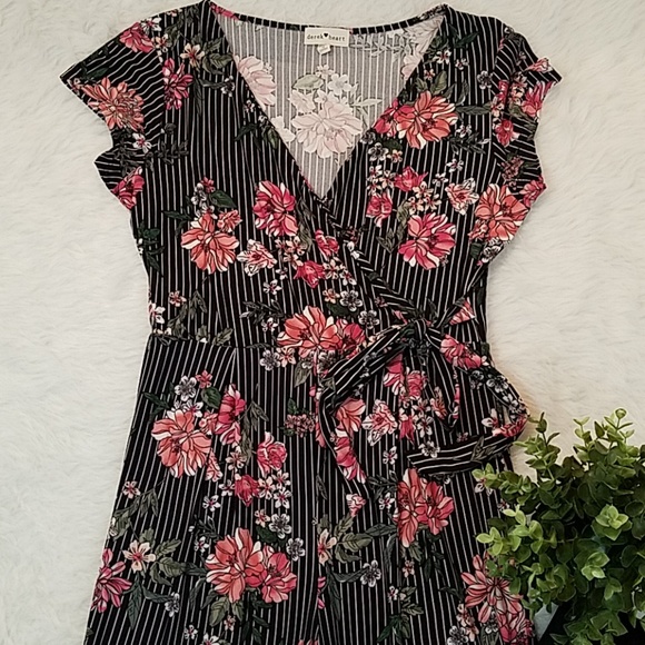 derek heart black jumpsuit